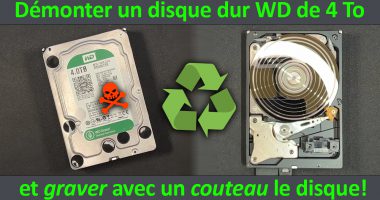 Démonter et graver un disque dur